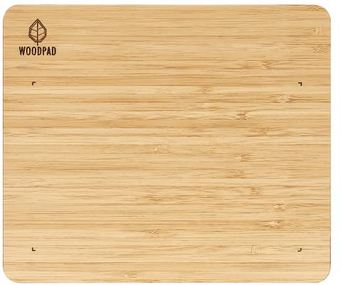 ViewSonic WoodPad 7 Tableta de dibujo de bambú de 8 x 7 pulgadas con lápiz sensible a la presión sin batería para diseño gráfico