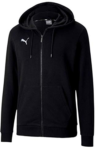 PUMA Herren Teamgoal 23 casual Jac med hætte Pullover, Puma Schwarz, Gr. M
