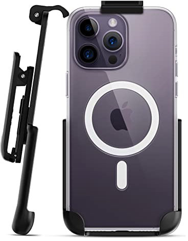 Encased Belt Clip Designed for Apple Clear MagSafe Case (iPhone 13 Pro and iPhone 14 Pro) Holster Only - Case Not Included