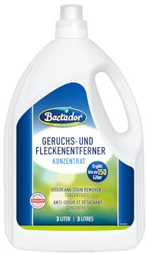 Bactador Enzyme Renare - Koncentrat 3L för luktborttagning och fläckborttagning - Mikrobiologisk luktneutraliserare - Djupgående rengöring av porer i hushåll och djurvård