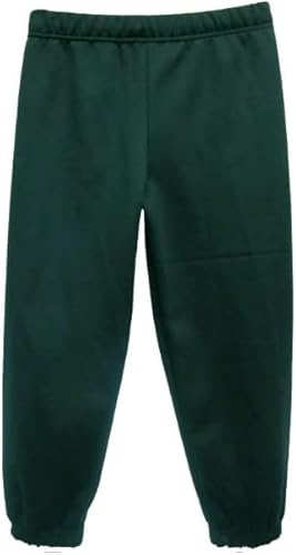 INSAFIANS Kids' Boys Girls Fleece Jogging Tracksuit Bottoms PE School Jogger Sports Unisex Activewear Gym Casual Wear (BO GRN 5-6) Bottle Green