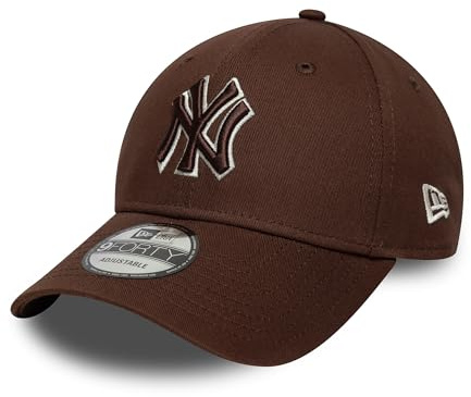 New Era 9Forty Properties Yankees MLB Cap Basecap Baseballcap Curved Brim York NY Damen/Herren - Metallschnalle, mit Schirm Frühling-Sommer Herbst-Winter Frühjahr Sommer Herbst Winter - One Size
