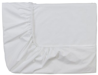 Essix Royal Line Spannbettlaken, Perkal-Baumwolle, weiß, 160 x 200 cm