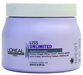 L'Oréal Professionnel Serie Expert Liss Unlimited Maske, 500 ml, 1er Pack, (1x 500 ml)