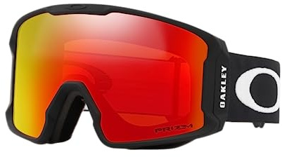 Oakley Men's Lineminer 707002 0 Sports Glasses, Matte Black/Prizmtorch, 99