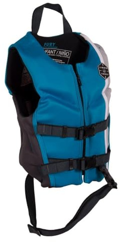 Liquid Force Child Fury Life Jacket, Blue/Gray Child