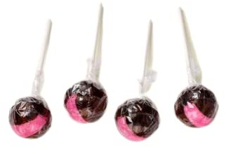 Küfa Cherry Cola Lolly | Kirsch- Cola Lutscher 12 Stück a 17g / 204g