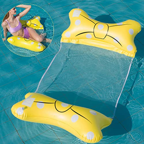 Cama de natación inflable, hamaca de agua, hamaca inflable, sillón de salón 4 en 1, colchón de aire para piscina, juguete acuático, accesorios de piscina, esterilla de natación portátil