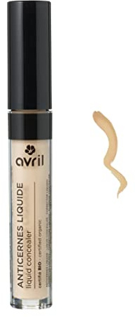 Avril - Anti-Cernes Liquide Bio - Texture Couvrante - Fluide et Facile à Appliquer - 99,5% d'Origine Naturelle - Certifié Bio Ecocert - Fabriqué en Italie - 3ml