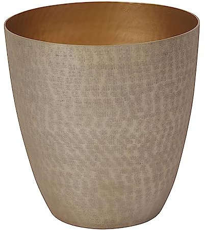 CHICCIE Übertopf Gold 23x26cm - Blumentopf Pflanzentopf Dekoration Pflanzgefäß