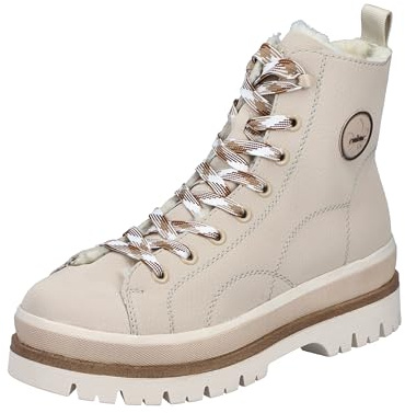 Rieker Stivali stringati da donna, Y6220, beige, 40 EU, beige., 40 EU