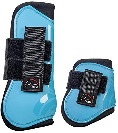 HKM 8566 - Parafanghi e cappucci foderati, colore: blu scuro/nero, pony