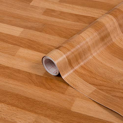 d-c-fix Möbel-Klebefolie Butcherblock Mittel Holz-Optik 45 cm x 2 m - Möbelfolie selbstklebend Deko-Folie Küchen-Schrank Fensterbank Küchenfront Schrankfolie Tisch Holzfolie Metzger-Block braun