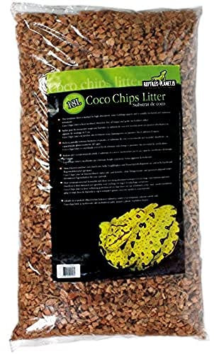 Reptiles Planet - Coco Chips - Substrat en Eclats de Coco pour Terrarium - 18 Litres