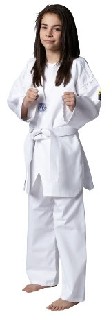 Kwon Unisex kampsport dragt Taekwondo Song Anzug, Weiß, 180 cm EU