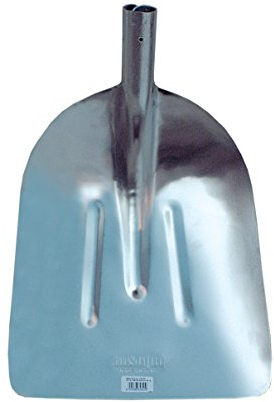 Ausonia - Pala da neve in lega di alluminio SENZA MANICO gr 600