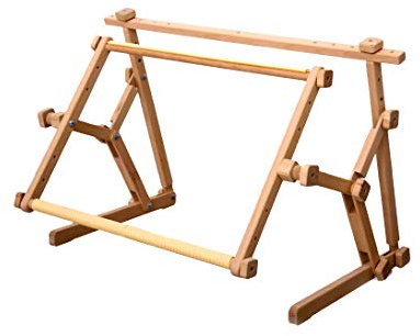 Soporte para mesa y sofáProfessional con/sin marco de bordado, ajustable, madera, marrón, 40x56 cm