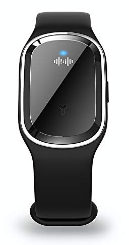 XUPHINX Pulsera Repelente de Mosquitos Repelente de Insectos ultrasónico Control de plagas Pulsera Banda Inteligente para Acampar Escalada Pesca para niños Adultos Negro