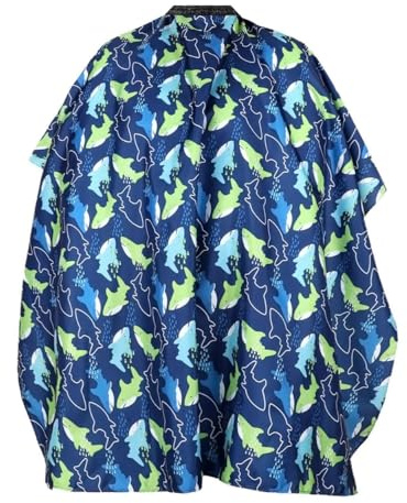 Lahviuu Kids Haircut Cape,1 pcs Waterproof Hair Cutting Cape Hairdressing Gown Barber Cape Water Resistant Salon Cape, for Boys Girls Child Hair Styling, Cutting and Coloring