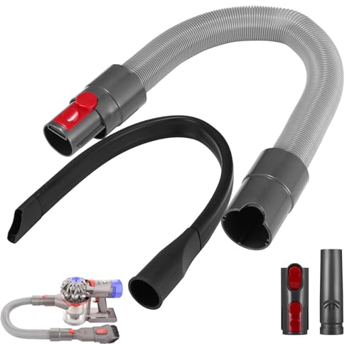 AWSGHLF Stretch Extension Hose Accessory Attachment Replacement for Dyson V15 V11 V10 V8 V7 Cordless Vacuum Cleaners, with Replacement Hose Connector, Flexible Connection Nozzle, Adapter Accessories