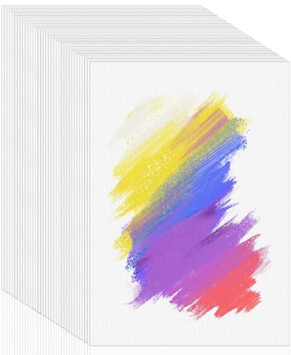 Hisdricus 60 Blätter Aquarellpapier A6 300g/m² - Zeichenblock din A6, Aquarell Papier - Watercolor paper für Aquarell Gouache Acryl Zeichnen Kunstwerke DIY