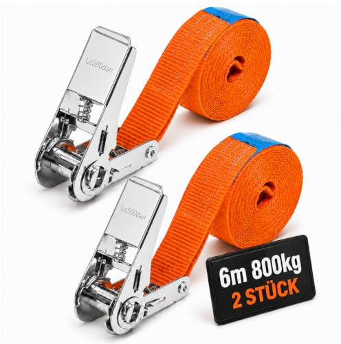 Transport Belts 6M 25MM 800KG Transport Belt Fastening Belt (2 pieces)