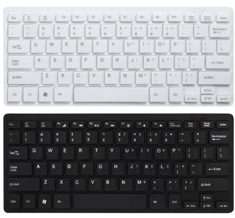 Genérico Laptop Keyboard, Computer Keyboard, Wired USB Keypad, Low Noise Keyboard, Lightweight Typing Device, Portable Typing Keyboards, Silent Keyboards for Laptop, Typing Device for Tablet,
