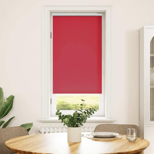 ROMHZKS Verdunklungsrollo Verdunkelungsrollo Rollo 60x120 Rot Moderner Sonnenschutz und Sichtschutz für Zuhause