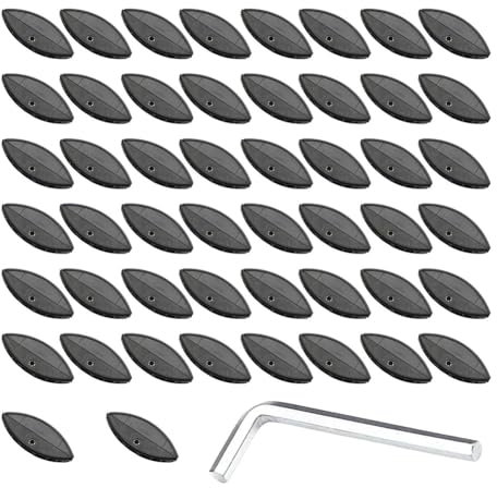 Huudngeje 50Pcs P15 Plywood Fastener Biscuit Joiner Tenons Tool Woodworking -Connector Disassembly and Assembly Part