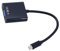 POPETPOP Adattatore Mini Vga a Vga 1080P per Monitor e Proiettori Convertitore Video Alimentazione Esterna per Laptop e Computer