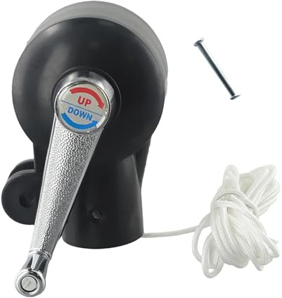 Chaies Ersatzkurbel Für Außenschirme | Schirm Kurbel Mit Zugseil,Sonnenschirm-Zubehör Für Picknick, Und Terrasse