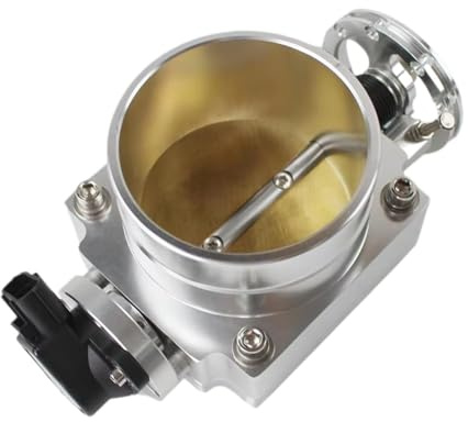 Compatible Avec Toyota Pour Supra 1JZ 2JZ Corps De Papillon Argenté Prise D'air Corps De Papillon 90 Mm Avec Capteur TPS Ensemble De Capteur D'accélérateur Capteur de position TPS