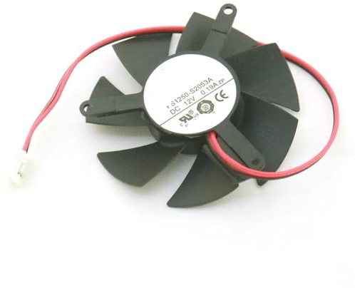 LXCOZED Ventola di Raffreddamento per Scheda Grafica LEADTEK FS1250-S2053A 47mm DC12V 0.19A 2Pin per GeForce GT1030 1010 WinFast