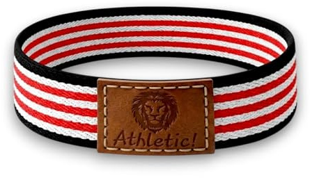 BDM - Athletic mäns fotbollsarmband Bilbao elastiskt gummi fotboll