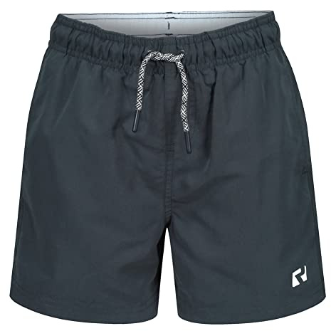 RIPT Boys Quick Dry Uv 50 Sun Protection Peach Finish Swimming Swim Shorts Trunks, Navy, 11-12 Years UK