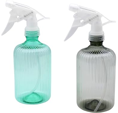 Jelter 20oz 500ml empty spray bottles for plant misting gardening cleaning plastic spray bottle, hair salon barbershop, bathroom kitchen organic cleaning atomizer plant mister refillable reusable