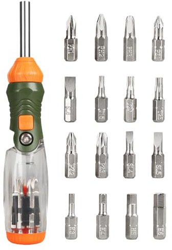 Cacciavite a cricchetto - set di cacciaviti a cricchetto, cacciavite domestico | Cacciavite angolare regolabile compatto ed ergonomico per elettricisti - Tools For Com