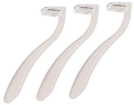 Gatuida Rasoio Per Corpo Da Donna 3 Pezzi Tagliacapelli Per Ascelle e Gambe Protezione Pelle Per Uso Quotidiano e Rasatura Sotto La Doccia