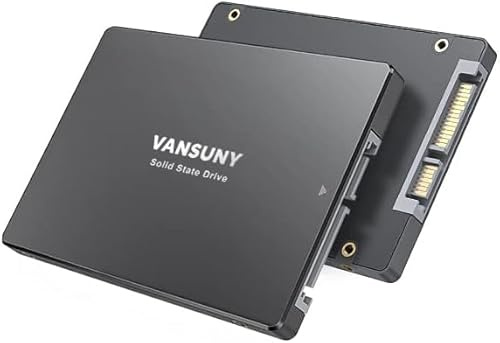 Vansuny SSD Interne 128 Go SATA III 2.5 Pouces - Disque Dur SSD Haute Vitesse jusqu'à 500 Mo/s - Mise à Niveau pour PC, Ordinateur Portable, Professionnels et Gaming - Technologie 3D TLC
