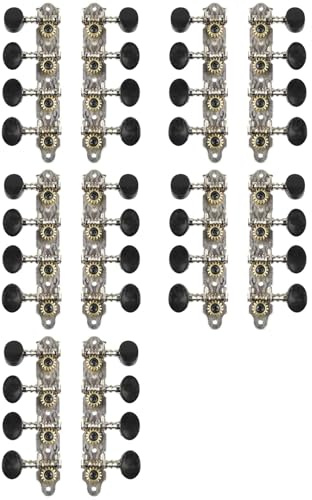 Mokamika 10 x 4 L4R mandolin stäm virvel maskiner huvuden strängar stäm virvel för 8 strängar mandolin instrument tillbehör