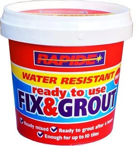500g Water Resistant Ready to Use Filler Paste for Small Wall Tiling Jobs (Fix & Grout)