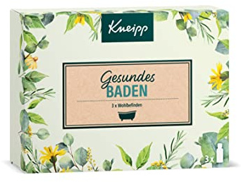 Kneipp Confezione regalo per il bagno sano – Additivi per il bagno schiena bene, Arnica attiva e muscolare – con preziosi oli essenziali ed estratti – 3 bagni sanitari da 20 ml ciascuno