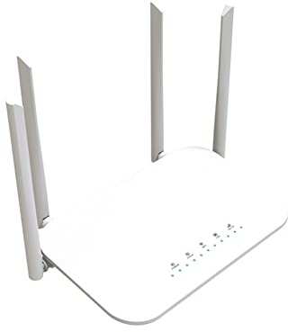kunyi LC117 4G CPE 4G Wi-Fi-routertillbehör SIM-kort CAT4 Hotspot 32 användare RJ45 WAN LAN trådlöst modem LTE-router europeisk kontakt (LC117-EU)