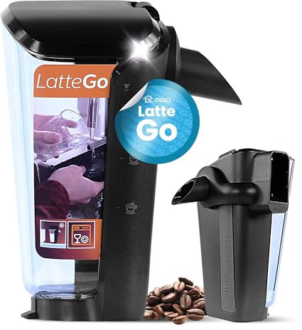DL-pro Milchbehälter mit Deckel neue C-Version Milchkaraffe für LatteGo Kaffeevollautomat 3200 4300 5000 5400 Serie EP2030 bis EP5934 für Philips CP1199 ersetzt 421945100771 421944083391 CP0657/01
