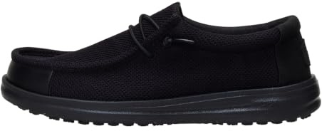 HEYDUDE Wally Work CE Black Size 11, Men’s Shoes, Men's Slip-on Loafers, Comfortable & Light-Weight