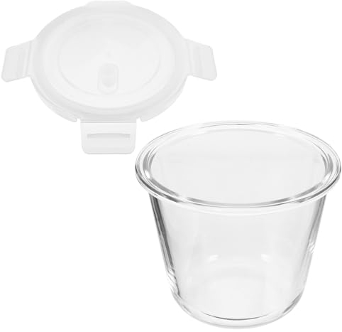 VINTORKY Contenitore Ermetico Da Ciotola Per Zuppe e Insalate Versatile Per Frutta e Verdura Design Con Coperchio Per Conservazione Sicura Per Cucina e Pranzo Al Sacco