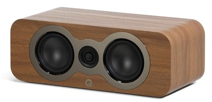 Q ACOUSTICS Altavoz central 3090c Claro Walnut- Tipo de carcasa réflex de 2 vías, controlador de graves 2 x 4