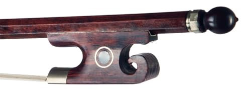 Professioneller Geigenbogen Professioneller Bratschenbogen 16-Zoll-Bogen Im Barockstil Runder Schaft Gemaserter Holzbogen Mit Kreisförmiger Augeneinlage, Schnelle Reaktion