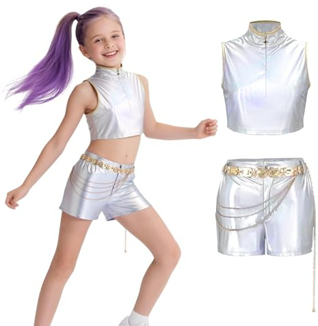 Raveparty Déguisement de enfants - Déguisement de enfants - Pour carnaval, Halloween (style D, 150)