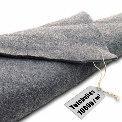 Teichvlies 1000g /qm - 25qm in 1m Breite